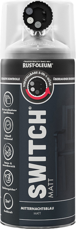 Rust-Oleum Sprühlack Switch 400 ml mitternachtblau matt