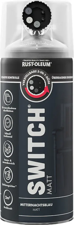 Rust-Oleum Sprühlack Switch 400 ml mitternachtblau matt