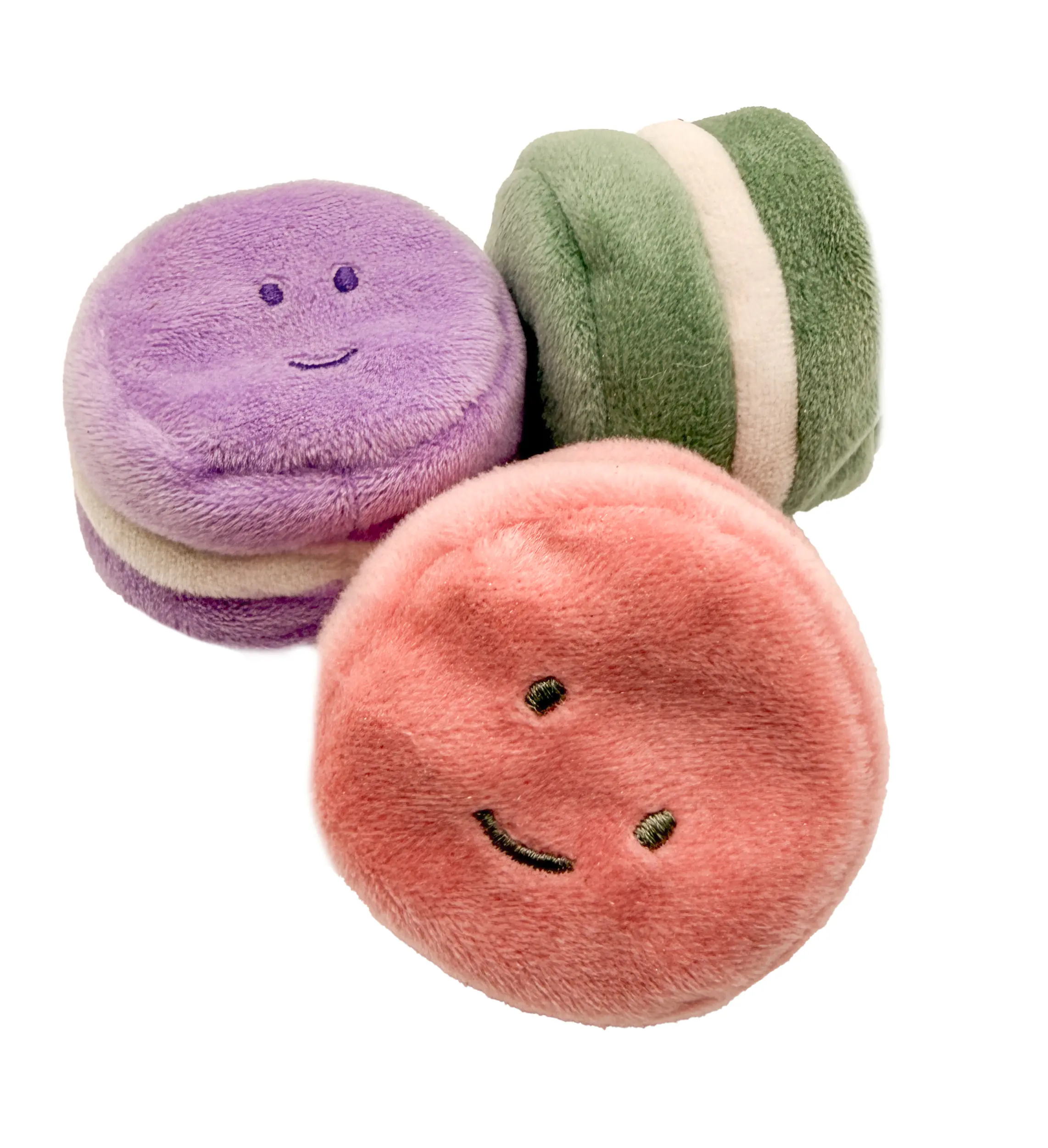 Aumüller Katzenspielzeug Macarons 5 x 4 cm 3er Pack mehrfarbig