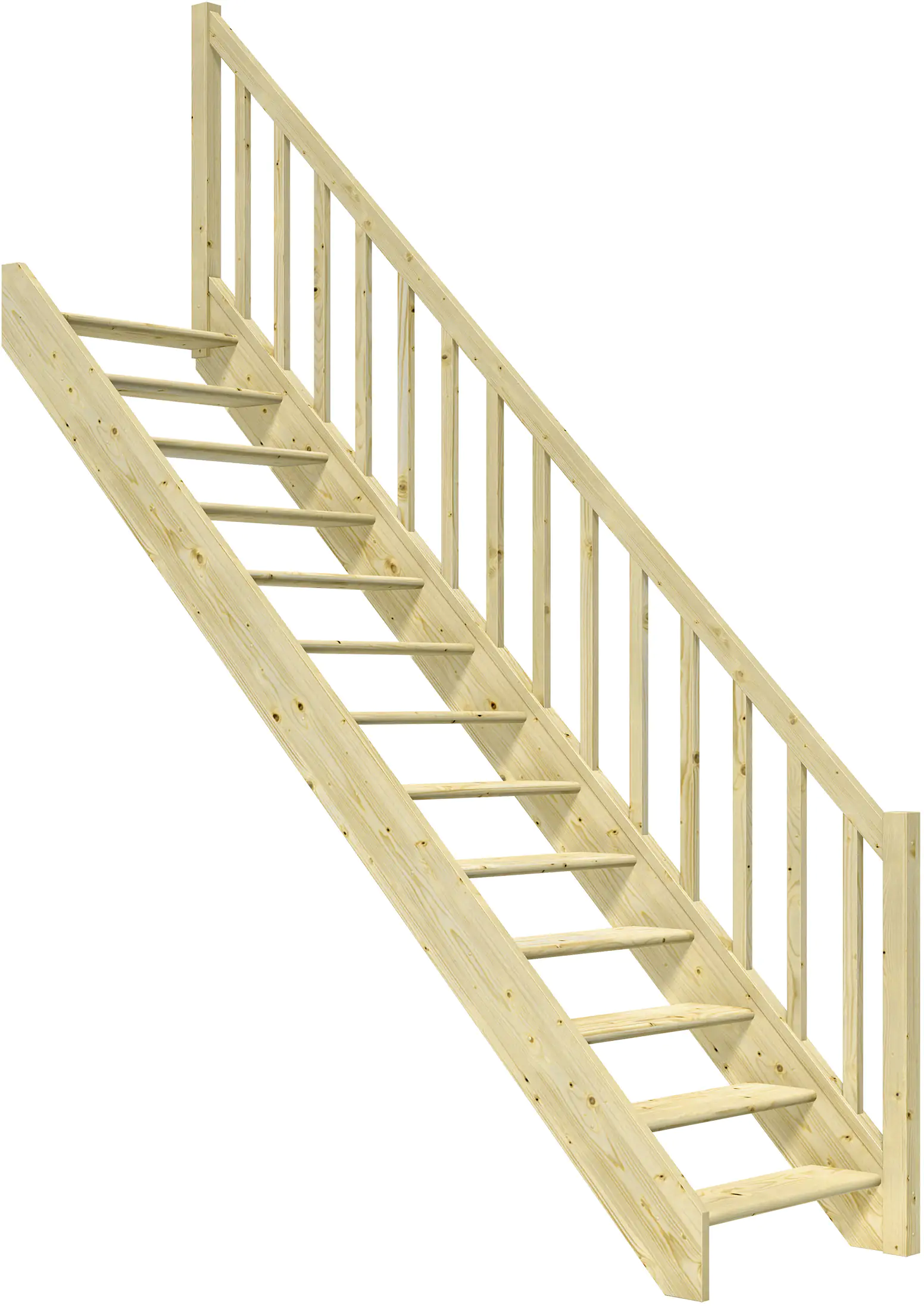 Dolle Raumspartreppen Paris gerade Fichte unbehandelt inkl. Geländer Dolle Raumspartreppen Paris gerade Fichte unbehandelt inkl. Geländer