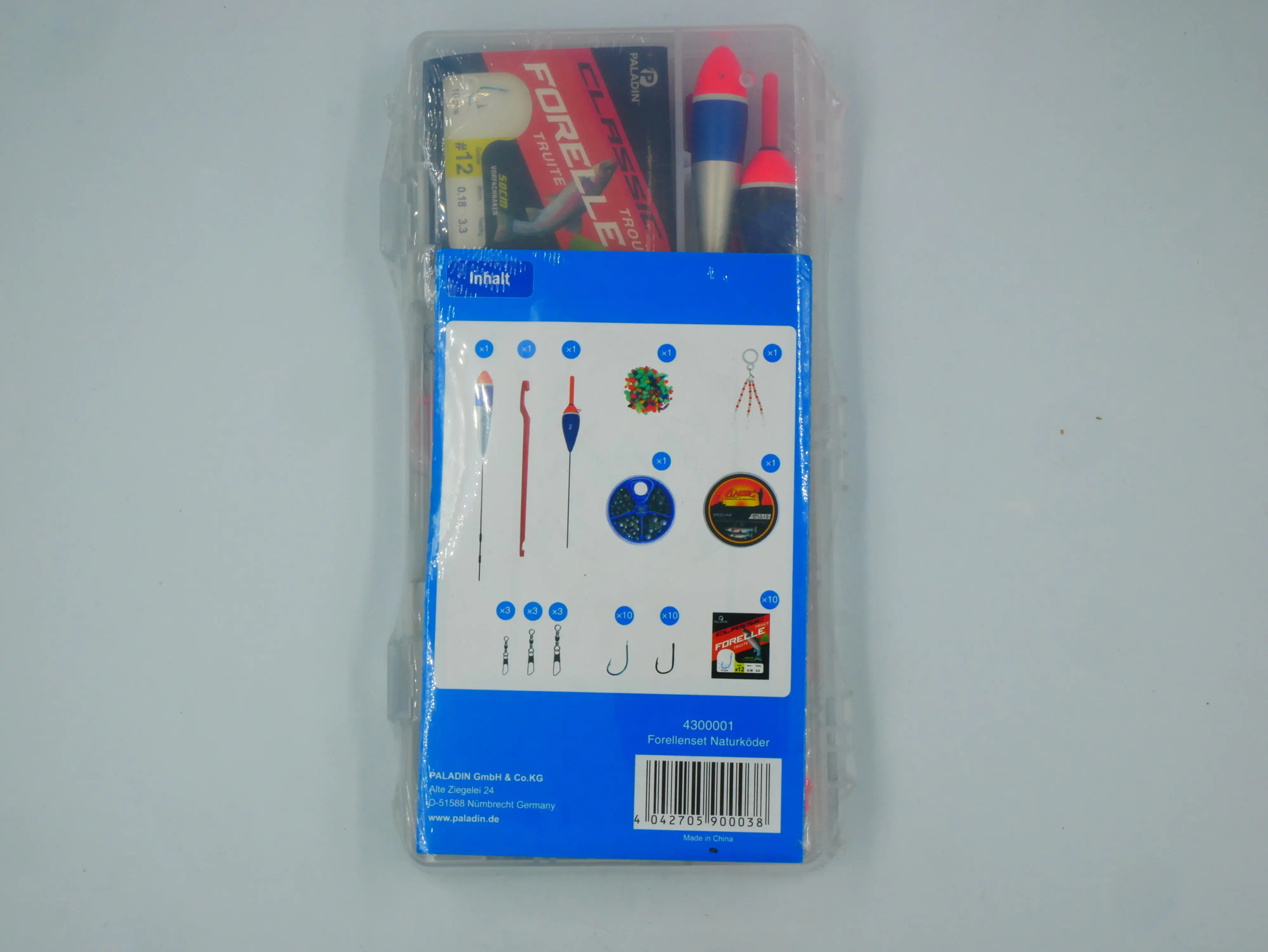 Classic Angelset Forelle ca 100 Teile/23,0x12,5x3,2cm