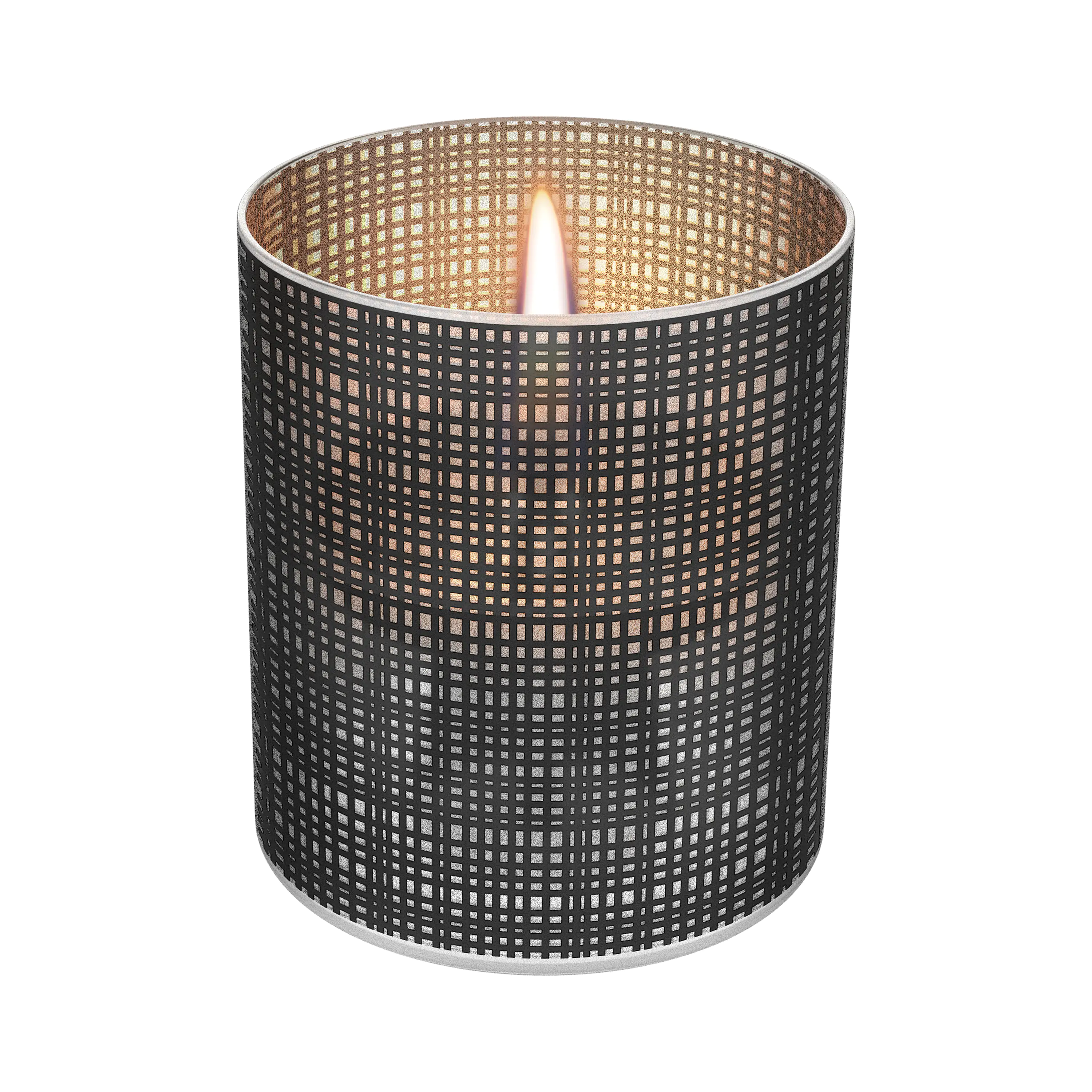 Tenderflame Tischfeuer Lilly Sandstrahloptik schwarz schwarz