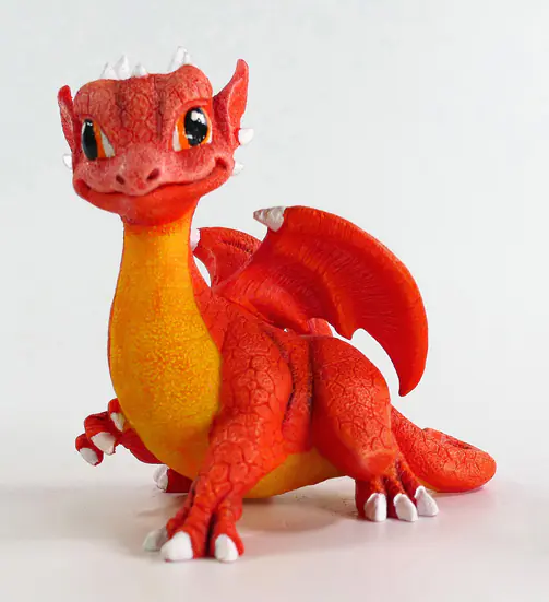 Orbit Aquarien-Deko Dino rot