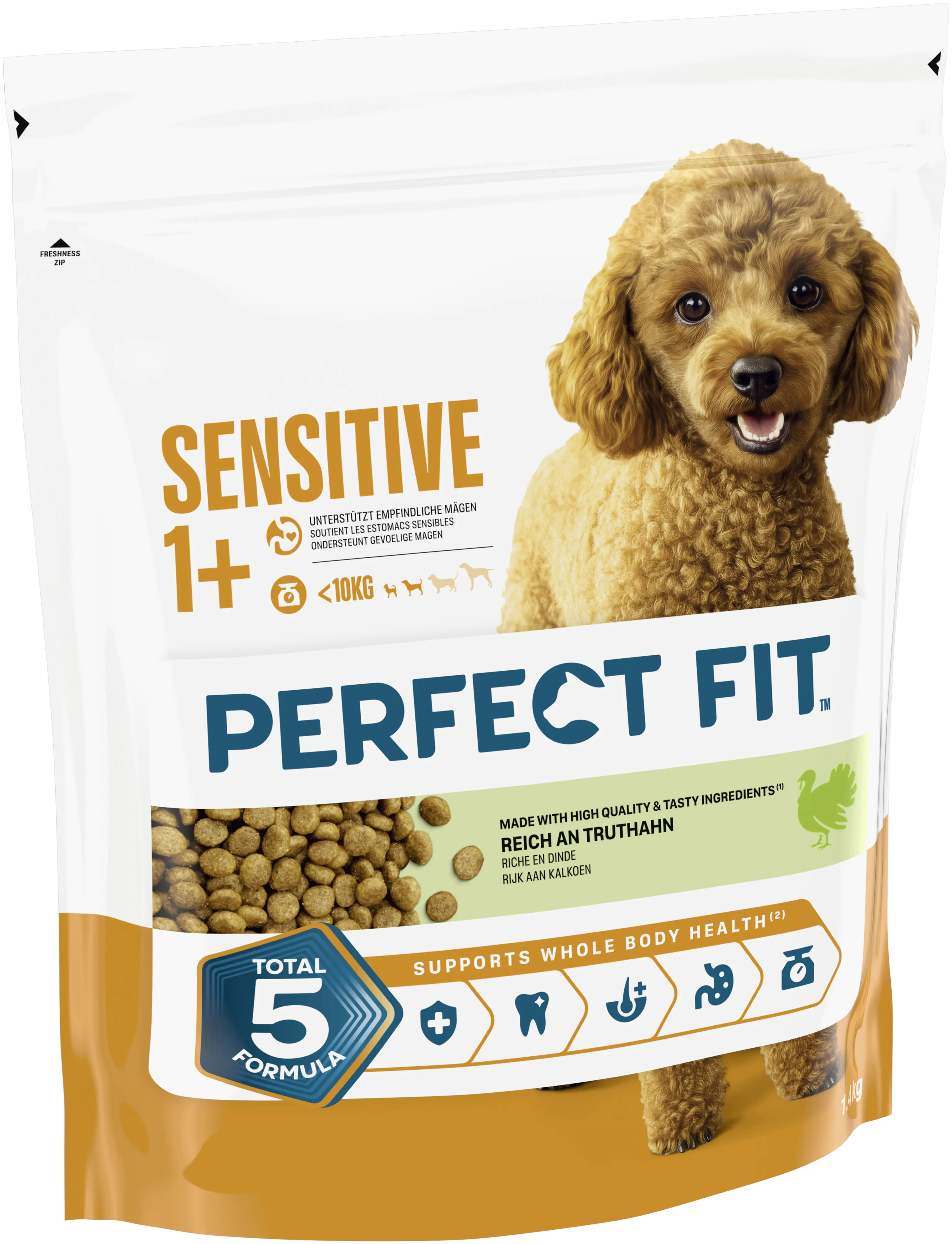 Perfect Fit Sensitive Hundetrockenfutter Adult Mini 1,4 kg Truthahn