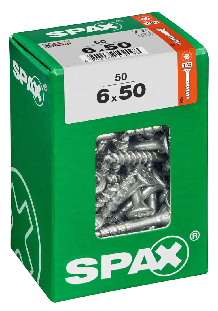 Spax Universalschrauben 6.0 x 50 mm TX 30 - 50 Stk.