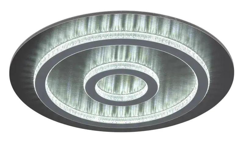 Globo Deckenleuchte Jayden 45 x 5,5 cm Ø x H schwarz warmweiß