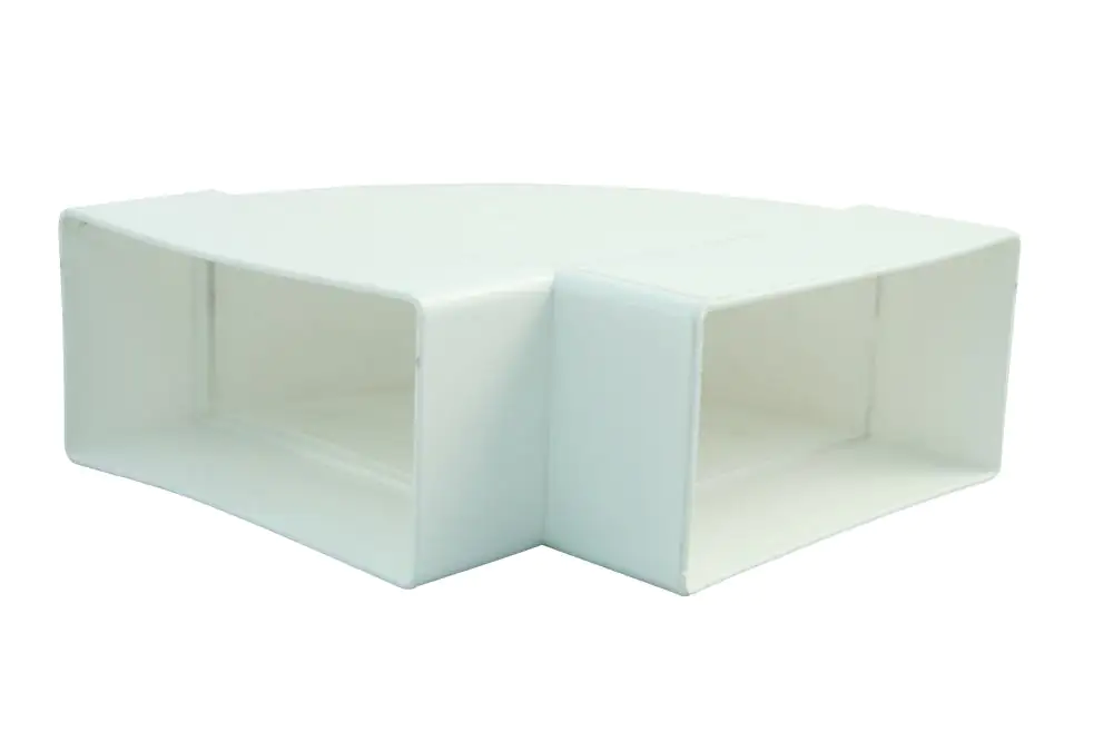 Marley Bogen 90° waagerecht für Flachkanal 110 mm Marley Bogen 90° waagerecht für Flachkanal 110 mm
