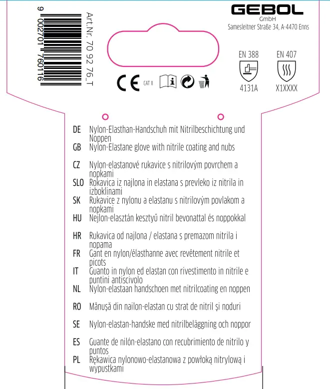 Gebol Handschuh Multi Flex Touch  