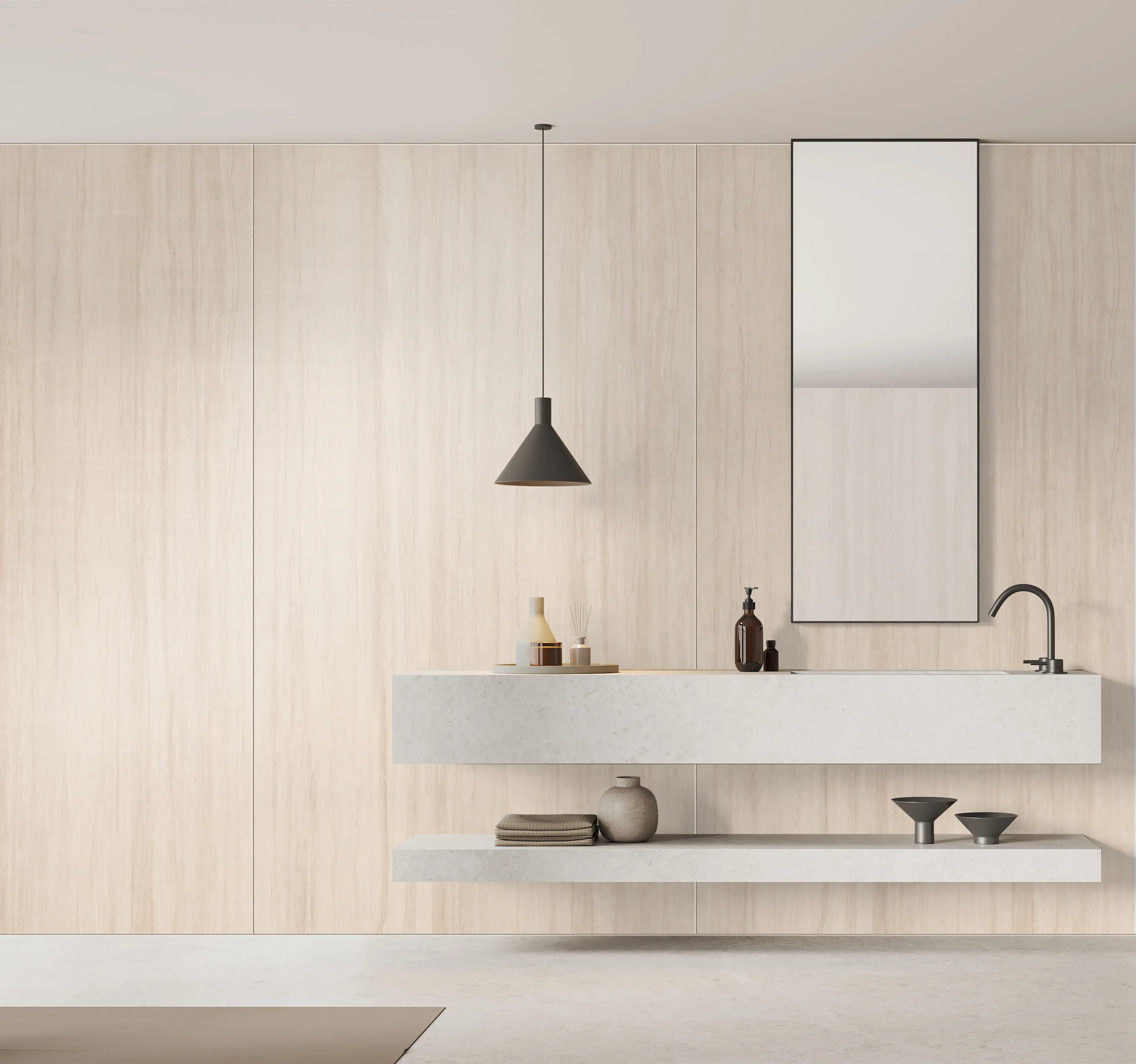 Wandpaneel Rocko Flowstone 265 x 123 x 0,4 cm