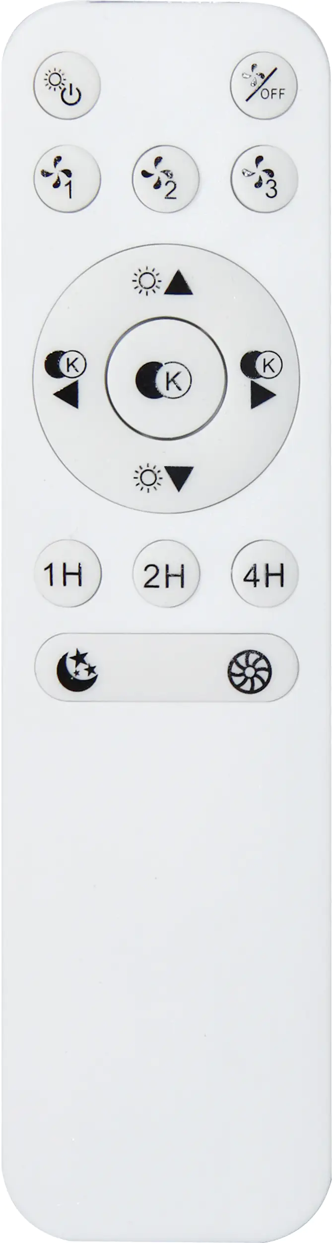 Primaster LED-Deckenleuchte Moorea 59 cm dimmbar mit Ventilator