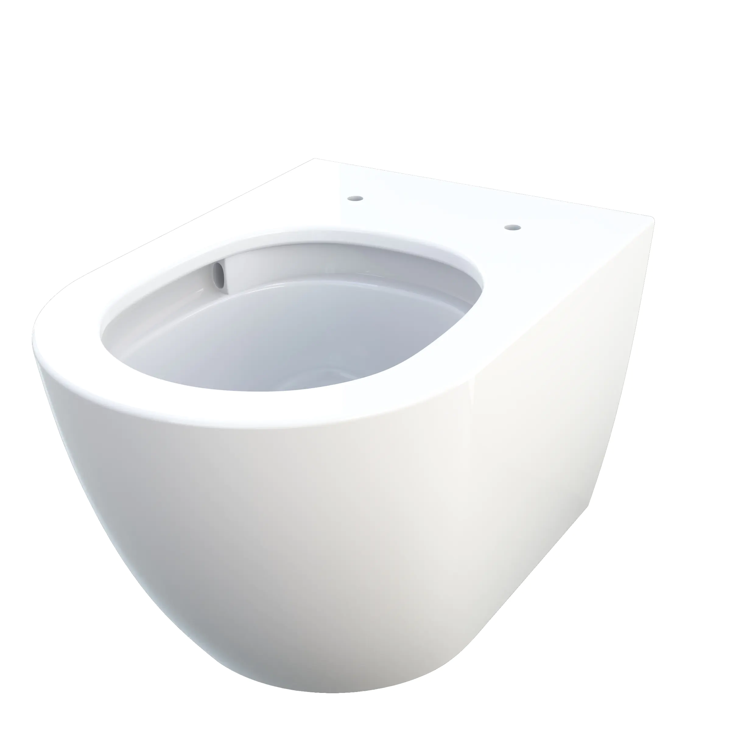 Primaster Wand WC spülrandlos Cerma Tiefspüler weiß inkl. WC Sitz 