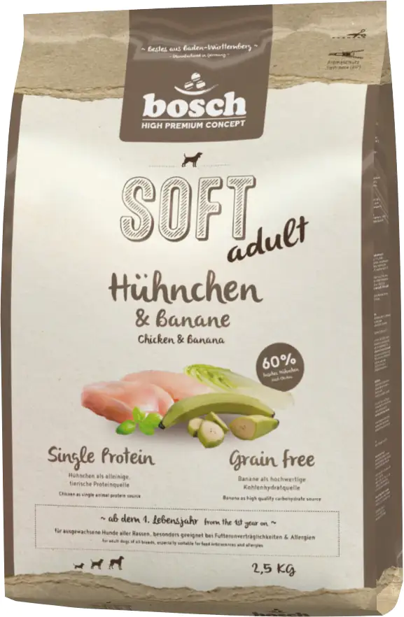 Bosch HPC Soft Hühnchen & Banane 2,5 kg
