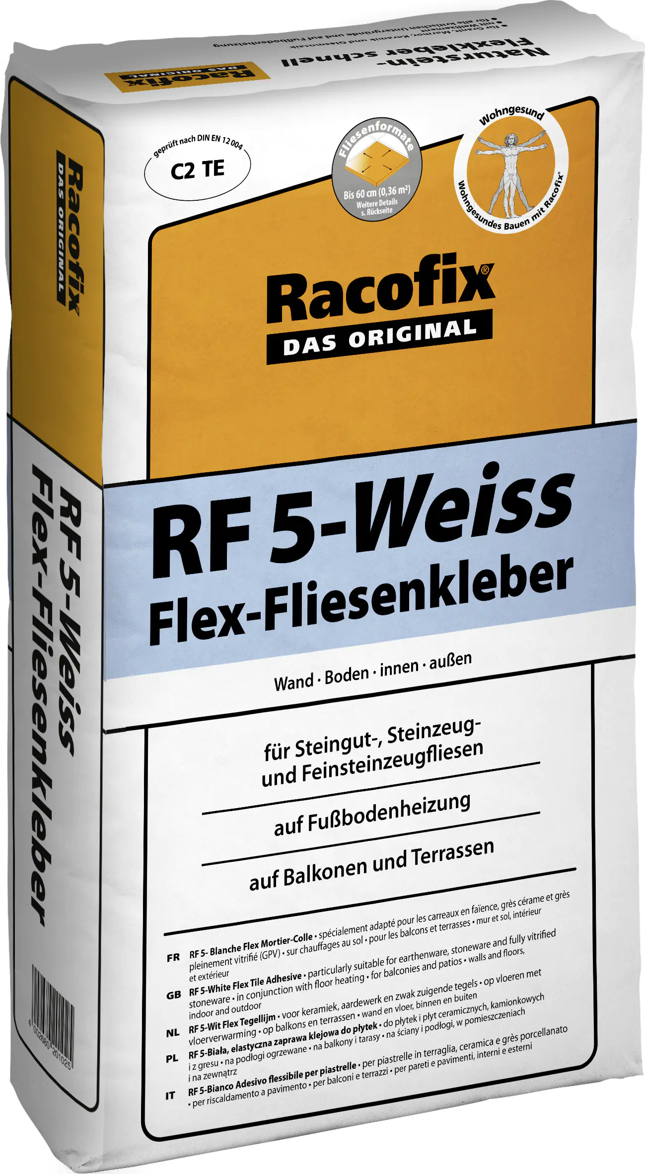 Racofix RF5 Weiß-Flex Fliesenkleber 25 kg