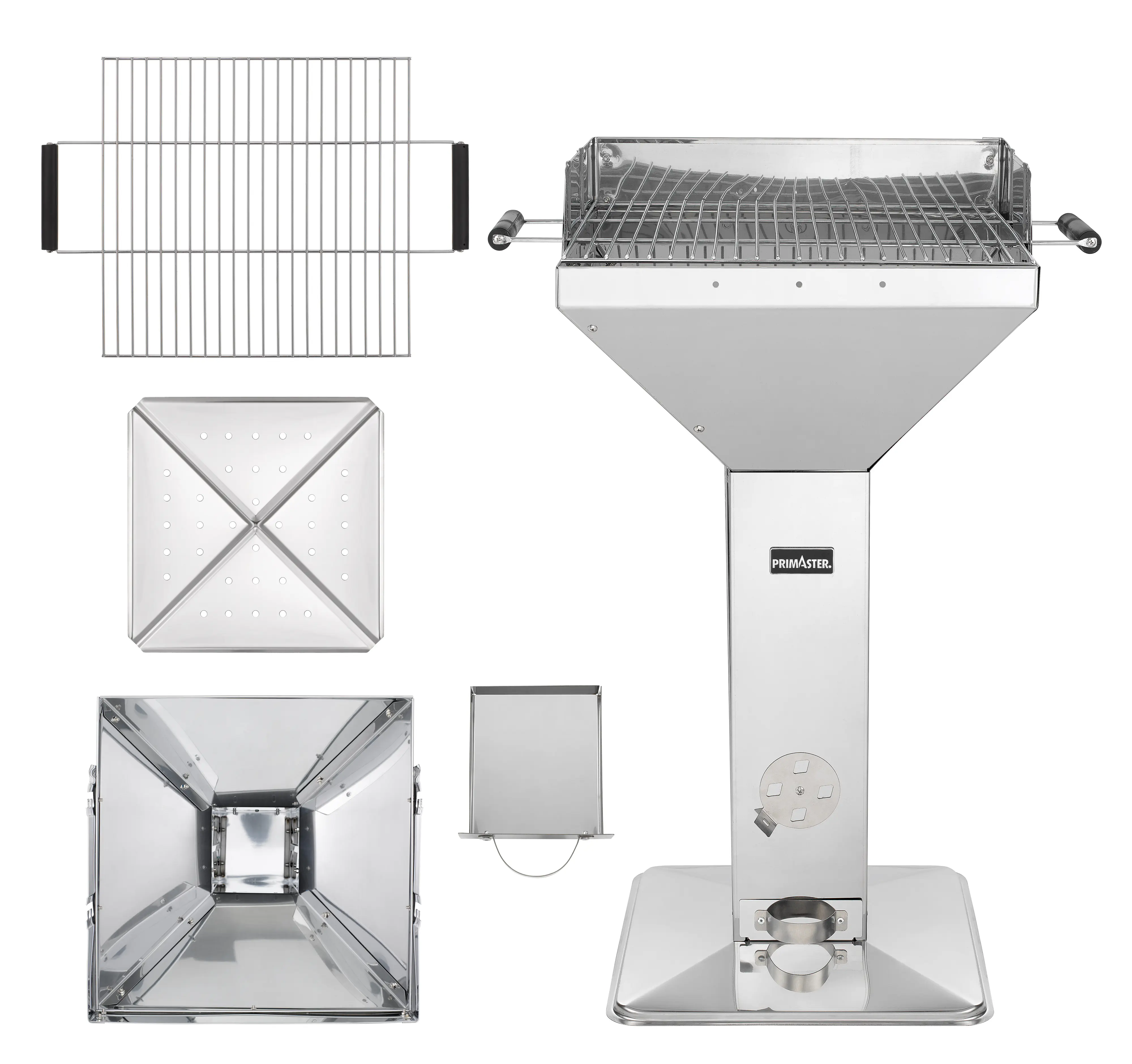 Primaster Trichtergrill Dalton Grillfläche: ca. 47 x 46 cm