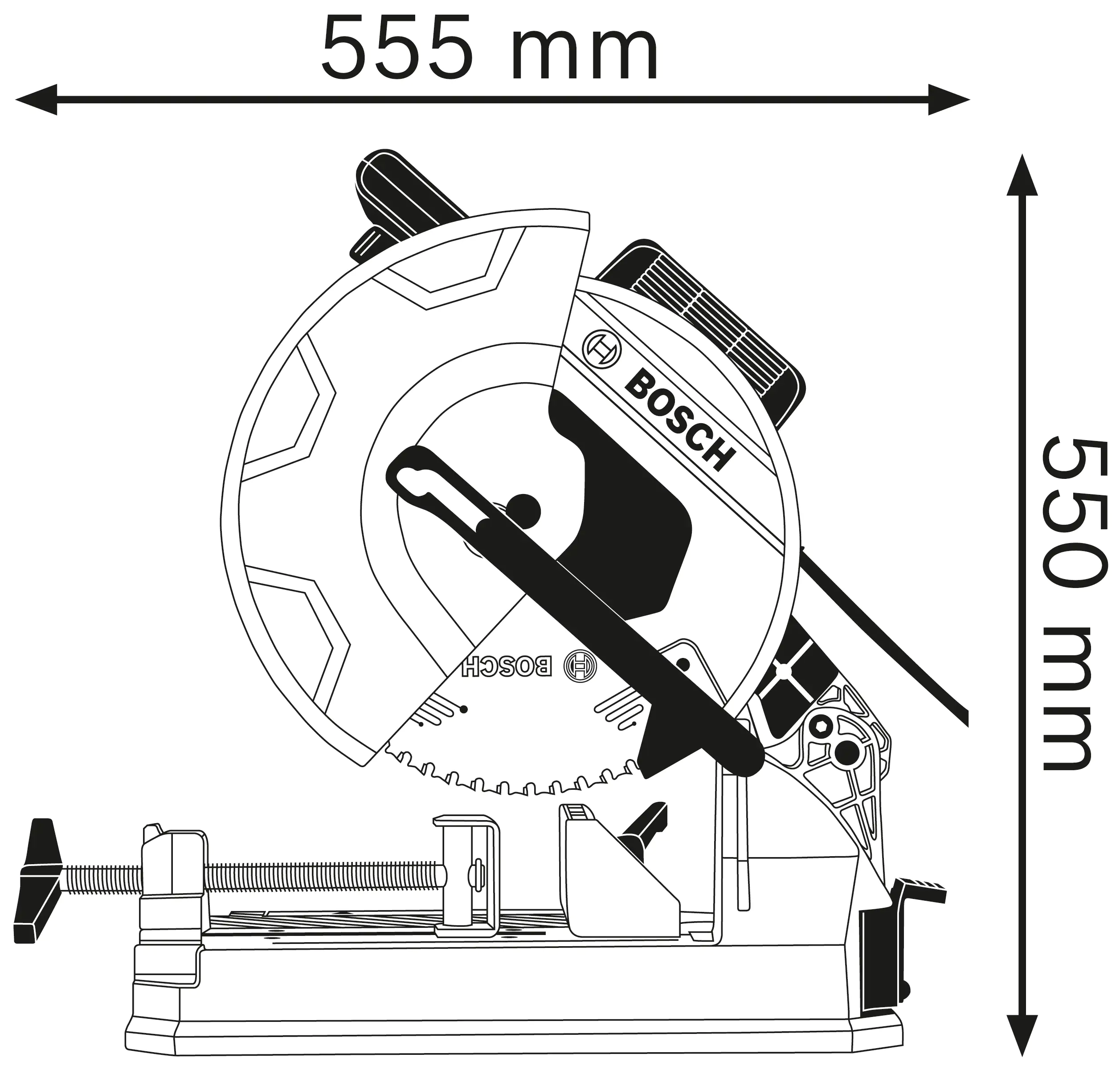 Bosch Professional Metalltrennsäge GCD 12 JL