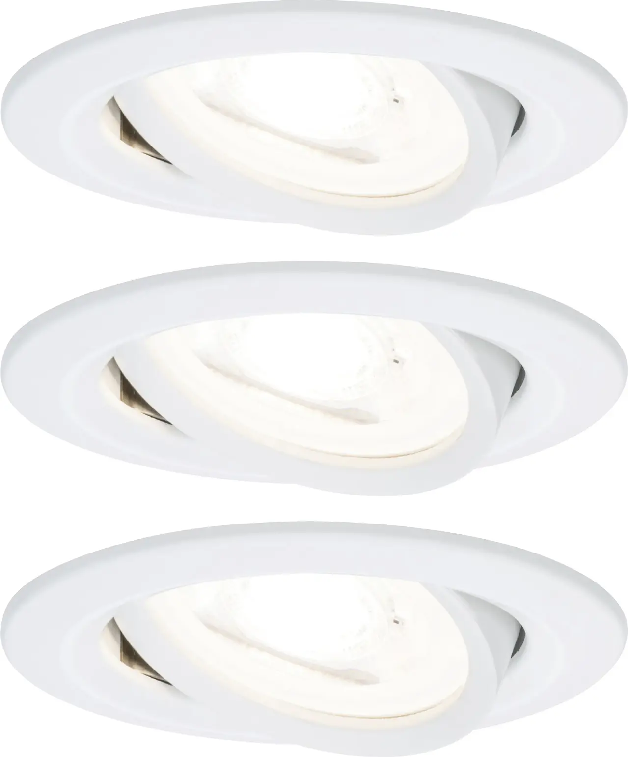 Paulmann LED Einbauleuchte Nova 3x6,5W schwenkbar weiß matt