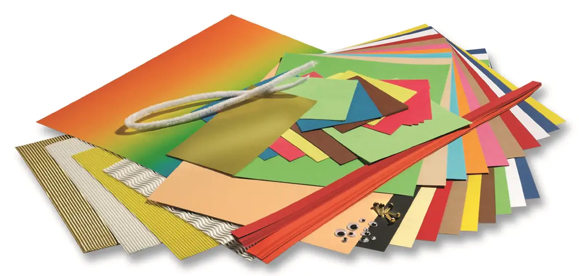 Glorex Bastelpapier-Koffer 110-teilig