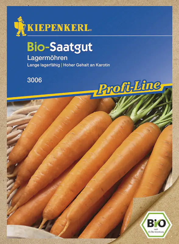 Kiepenkerl BIO-Möhre Daucus carota ssp. sativus, Inhalt: ca. 6 lfd. Meter