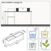 Lechuza Balkonkasten BALCONERA Cottage 80 cm, mokka Lechuza Balkonkasten BALCONERA Cottage 80 cm, mokka