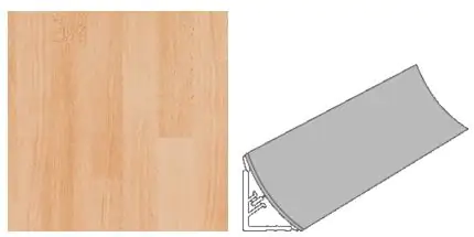 Getalit Wandanschlußsystem Plus 300 cm, 20 x 30 mm, Buche