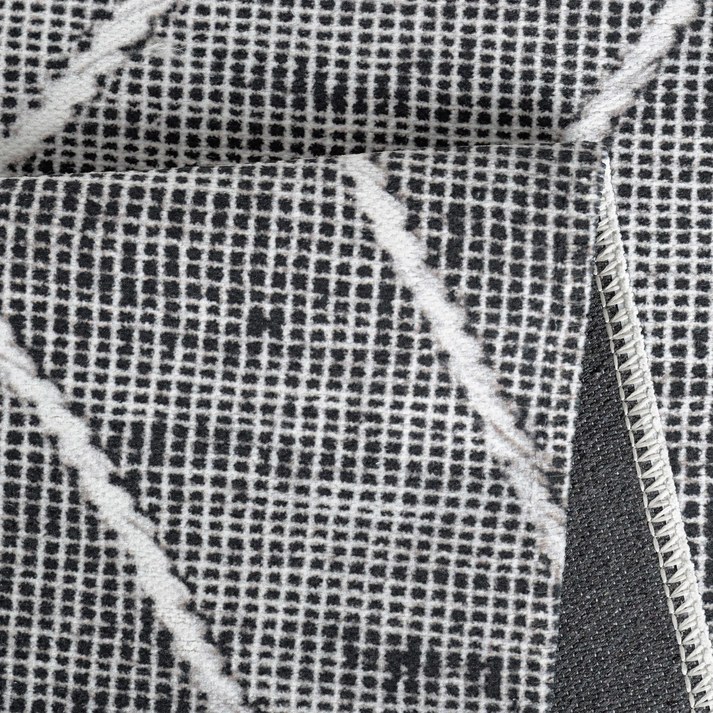 Teppich Efe - waschbar 1010 anthrazit, 80 x 150 cm