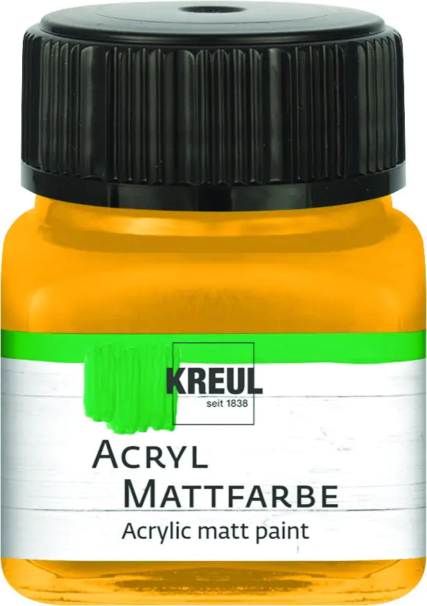 Kreul Acryl Mattfarbe goldgelb 20 ml Kreul Acryl Mattfarbe goldgelb 20 ml