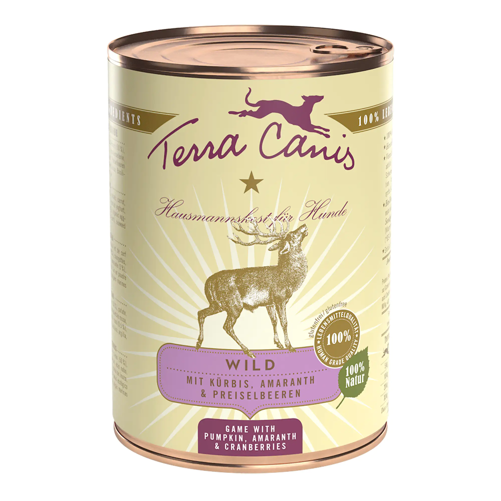 Terra Canis Classic Adult Wild mit Kürbis Amaranth & Preiselbeeren 400 g