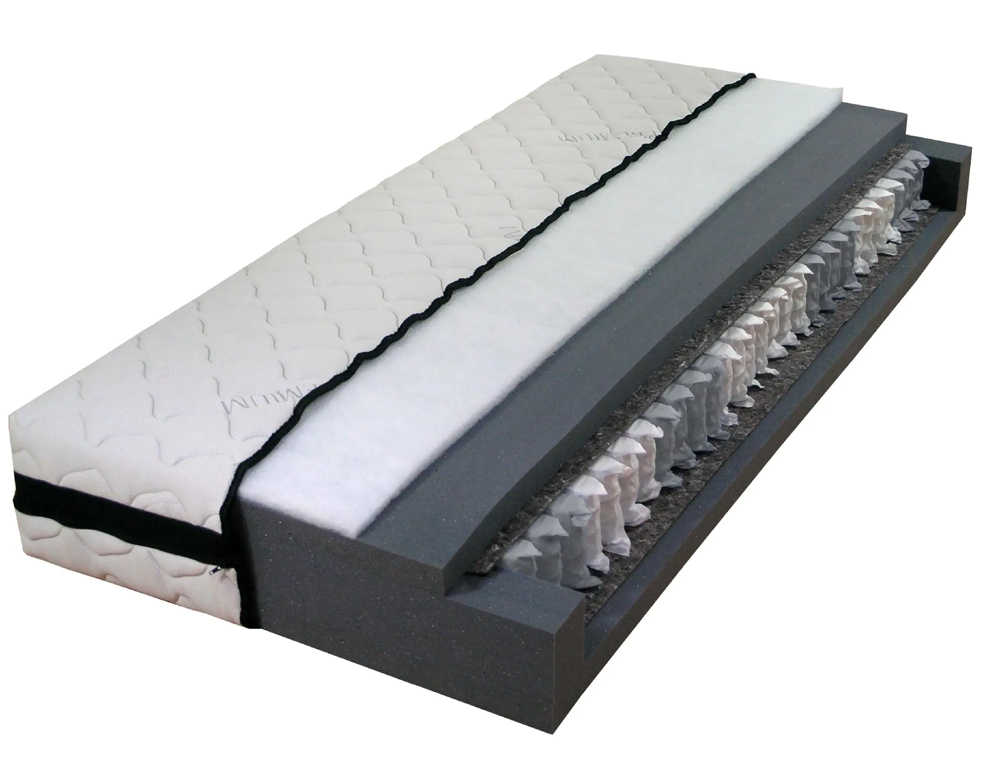 Ultes Taschenfederkernmatratze Premium H3 90 x 200 cm