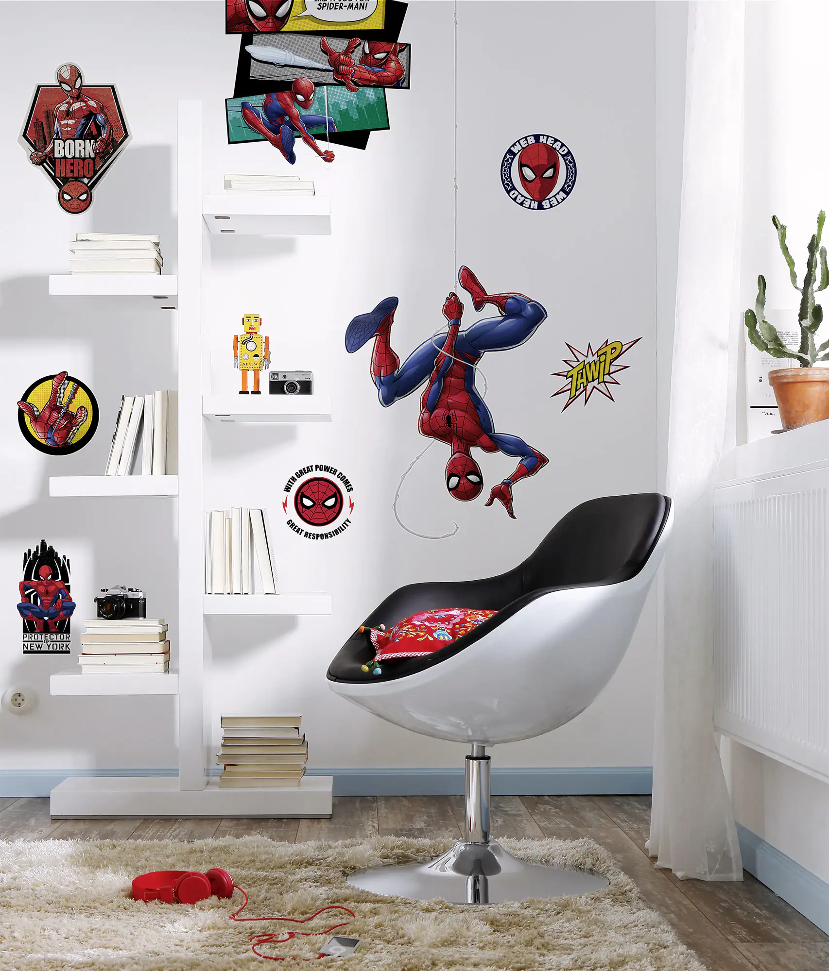 Komar Dekosticker Spider-Man Web 100 x 70 cm Komar Dekosticker Spider-Man Web 100 x 70 cm
