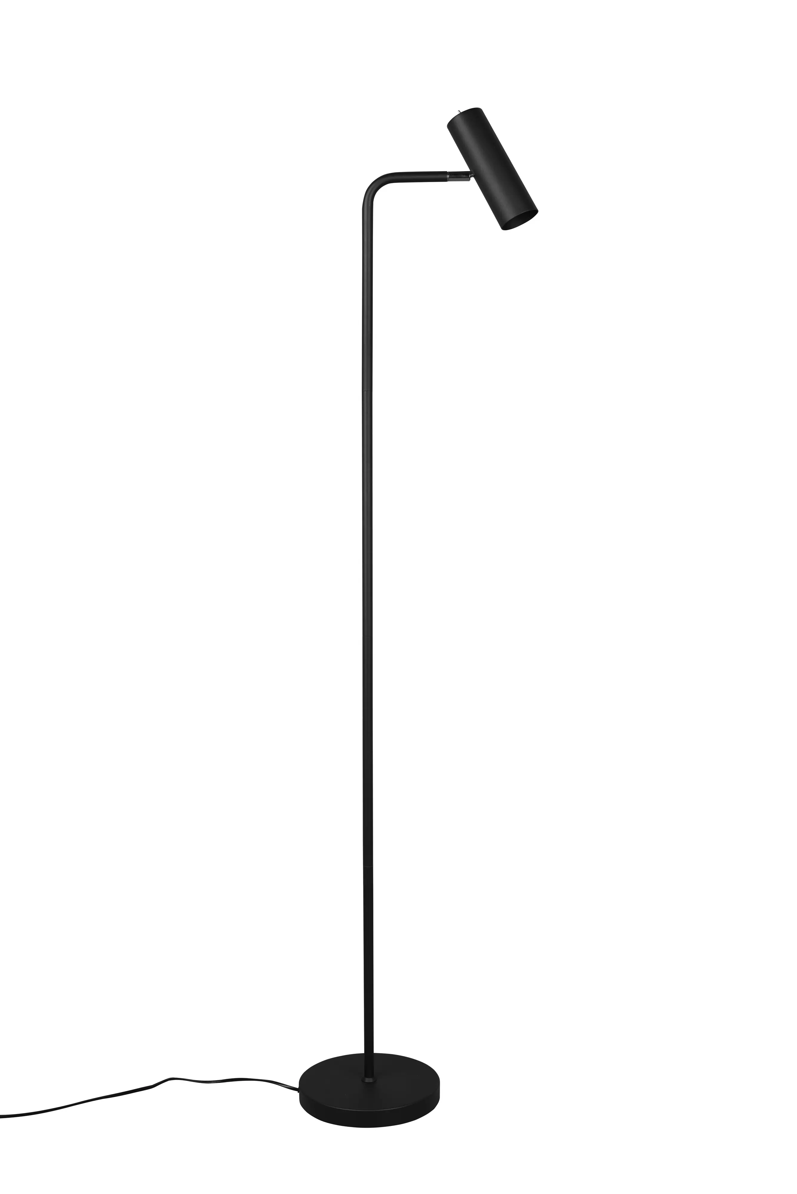 Trio Stehleuchte Marley schwarz mit Schalter