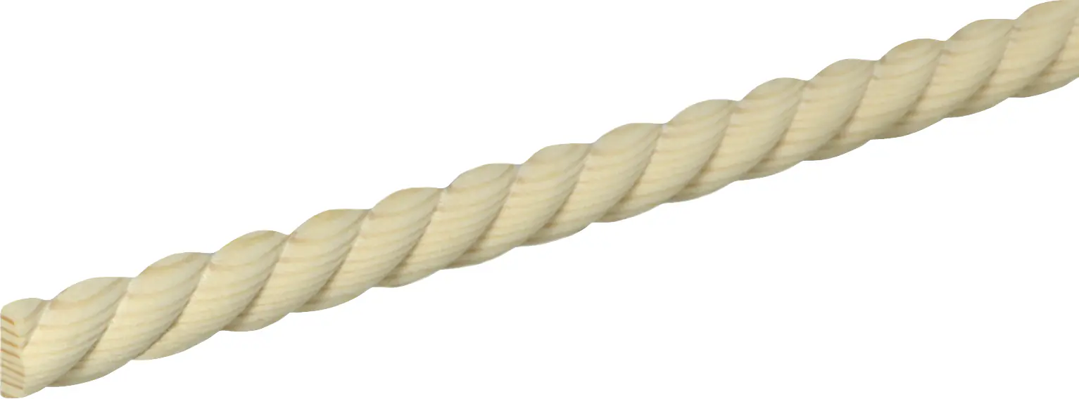 Zopfleiste D17/1/2 100 cm 16 x 7 mm