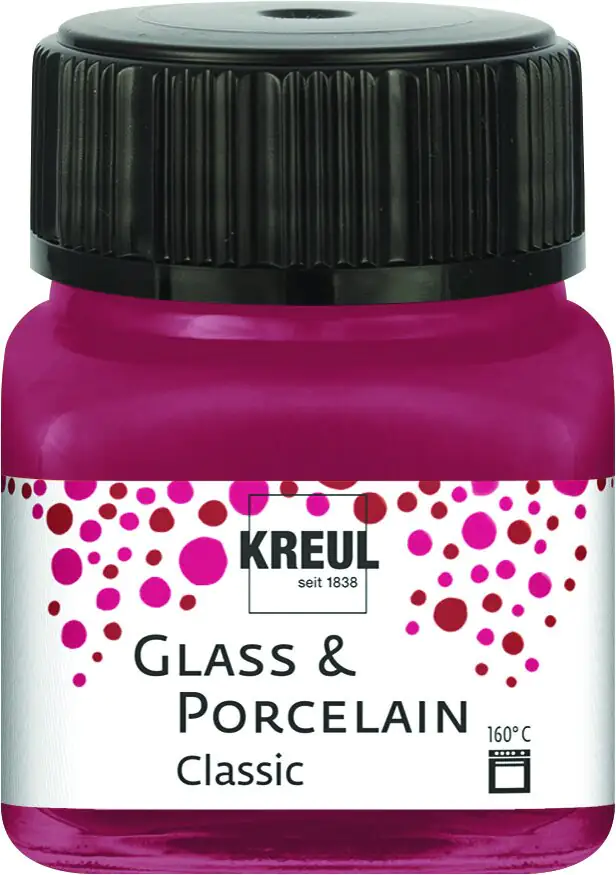 Kreul Glass & Porcelain Classic granatrot 20 ml