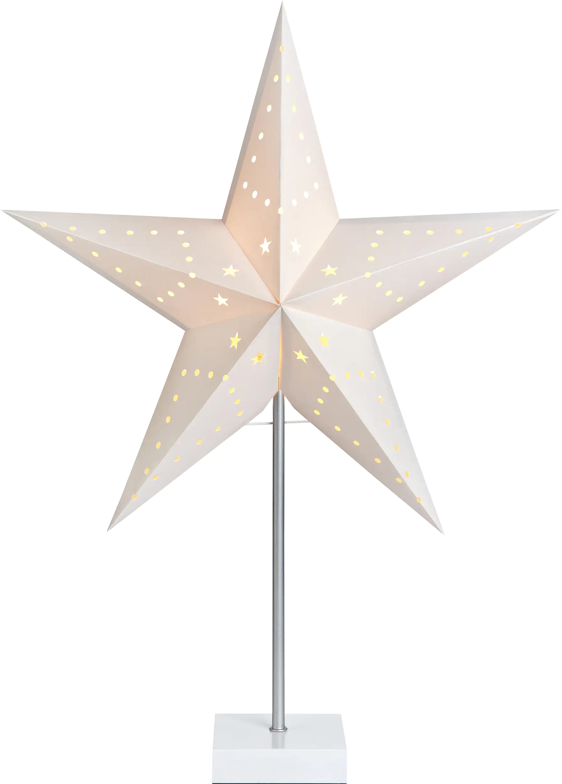 7330024576216 Markslöjd Standstern Jenny weiß, H 61 cm x T 17,5 cm x B 45 cm