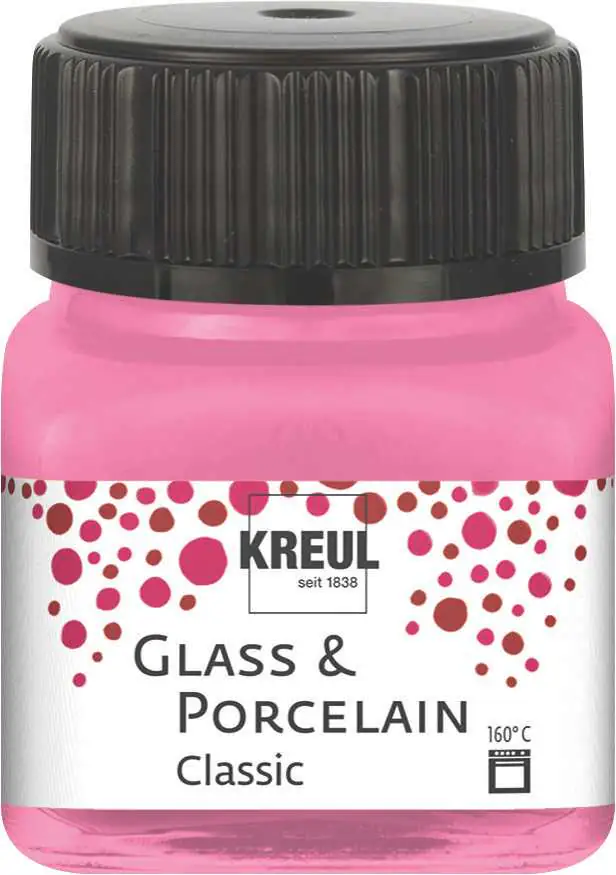4000798162092 Kreul Glass & Porcelain Classic rosa 20 ml
