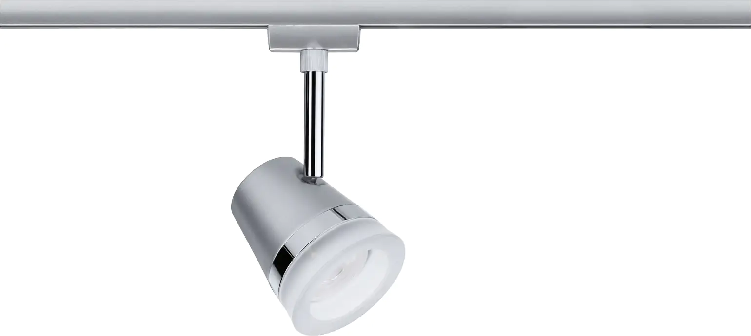 4000870955253_2843494 Paulmann URail Zigbee Schienenspot Cone chrom-matt 18 cm RGBW GU10