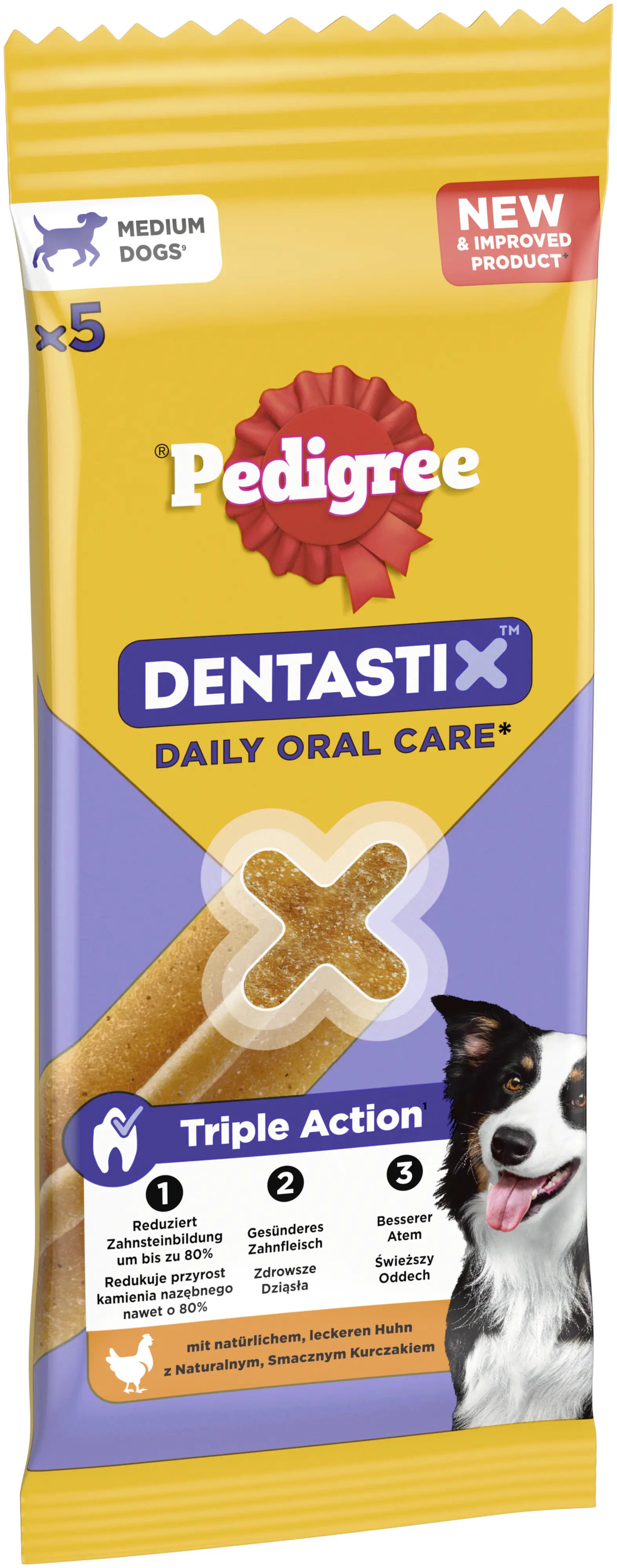 Pedigree Dentastix Adult Daily Oral Care Hundesnack 5 Stück