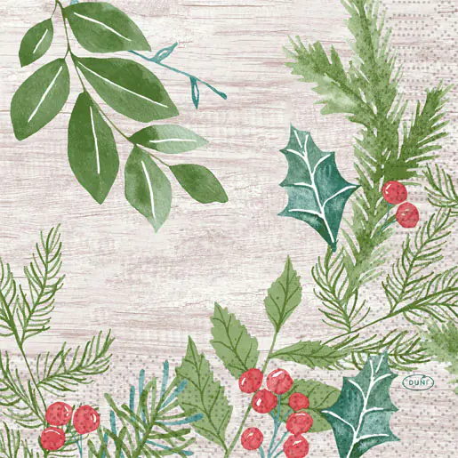 Duni Servietten winter greene 33 x 33 cm - 20er Pack