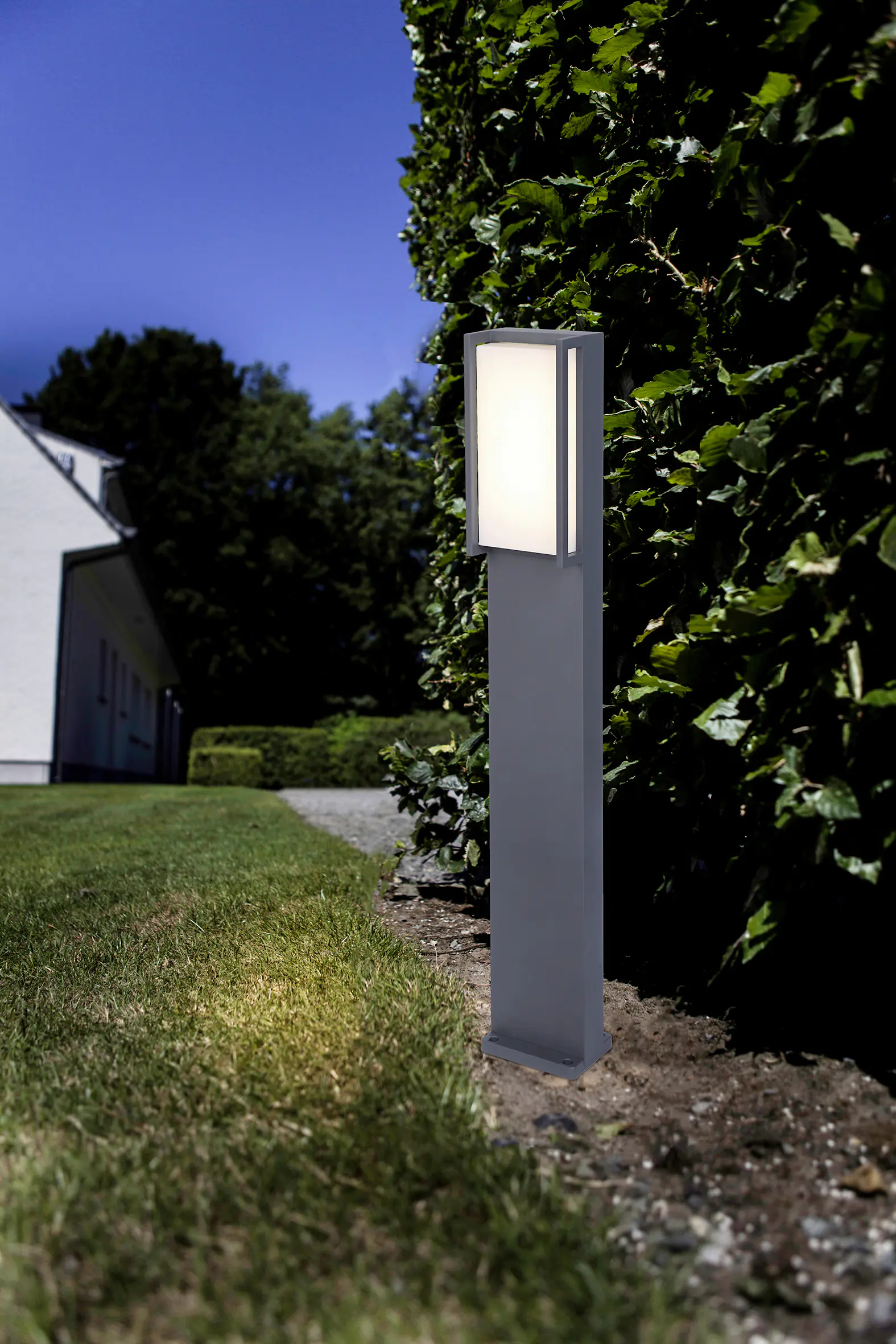 Lutec LED Wegeleuchte Qubo anthrazit IP54 Lutec LED Wegeleuchte Qubo anthrazit IP54
