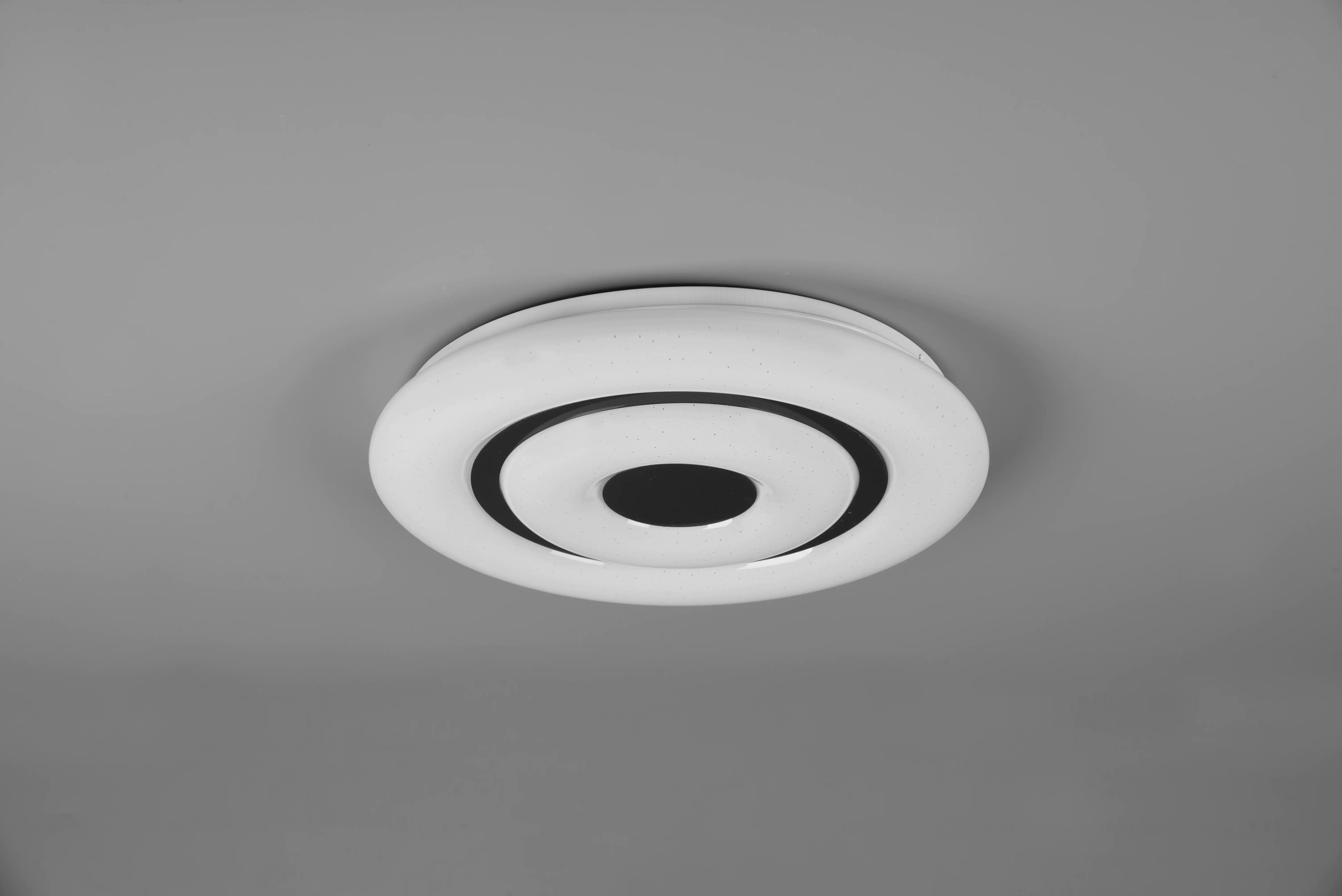 Reality LED Deckenleuchte Rana schwarz, weiß, Fernbedienung