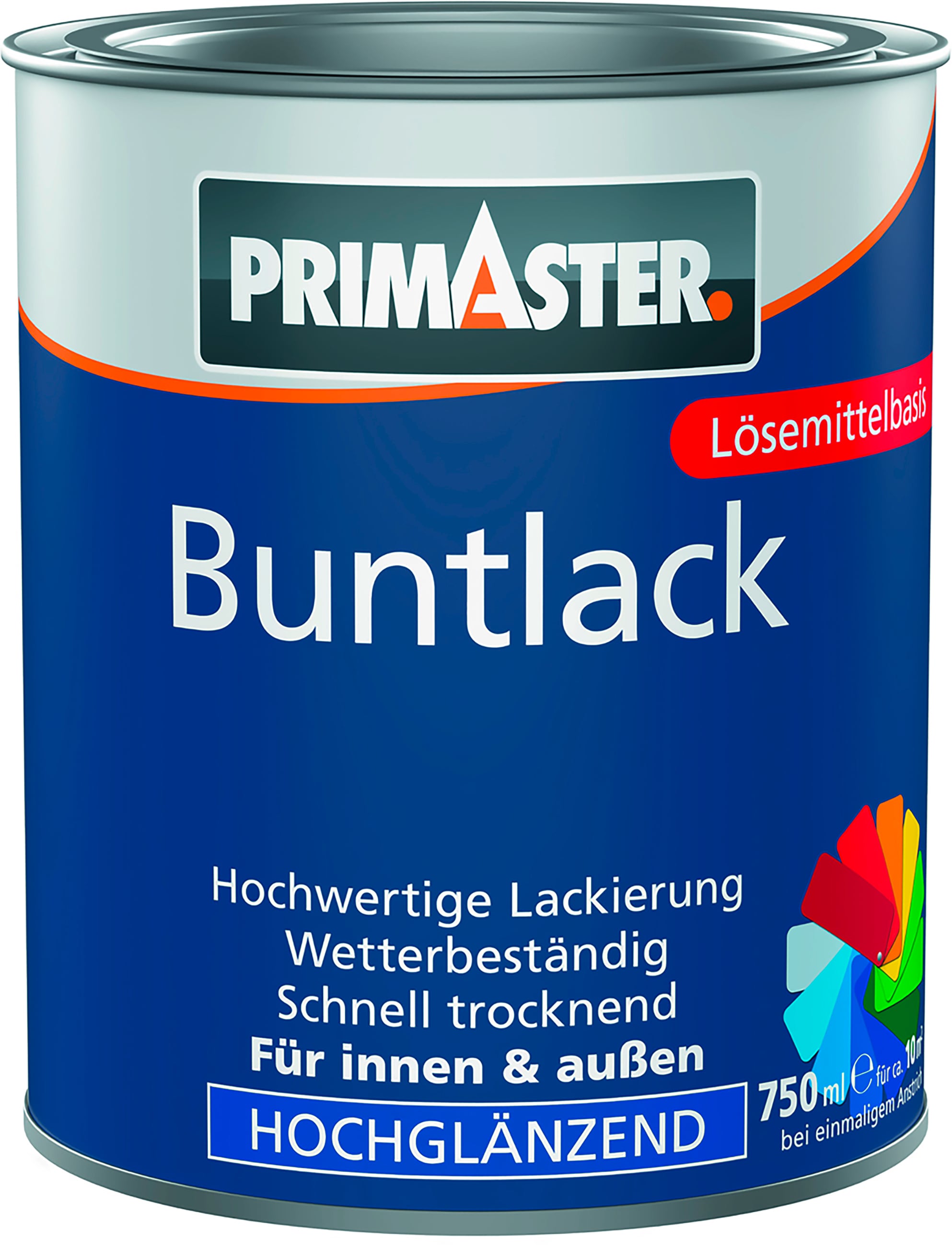 Primaster Buntlack 750 ml feuerrot hochglänzend