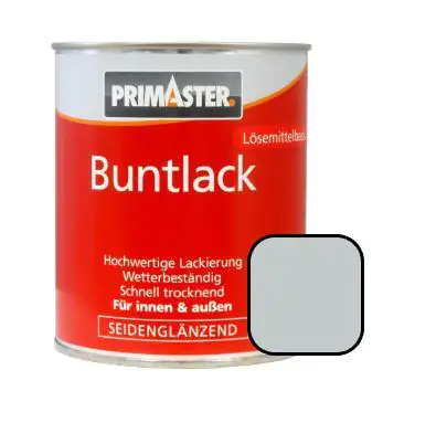 Primaster Buntlack RAL 7035 375 ml lichtgrau seidenglänzend