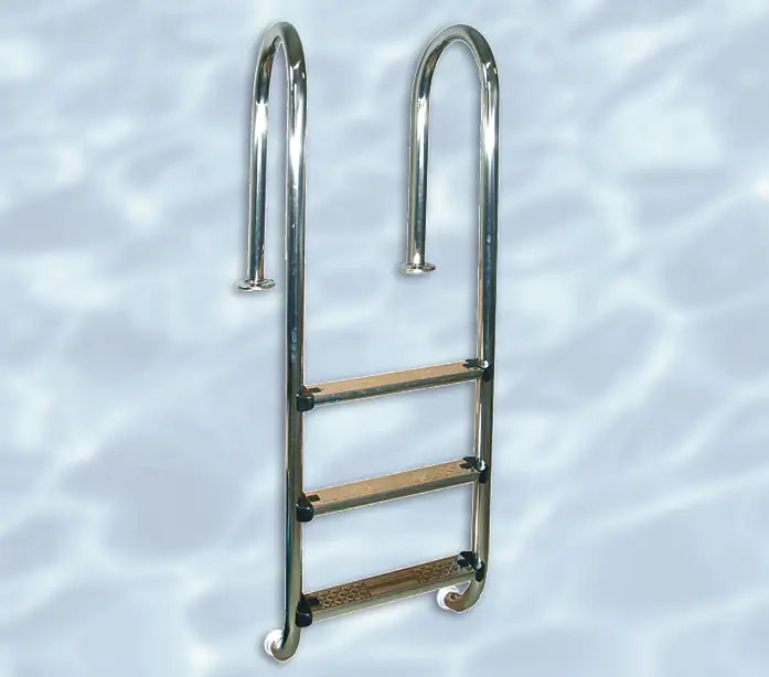 Weka Einhängeleiter aus Edelstahl 3 Stufen