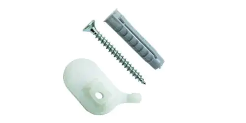 Gardinia Deckenträger für Alu-Vorhangschiene weiß, 1-läufig, 2 Stück