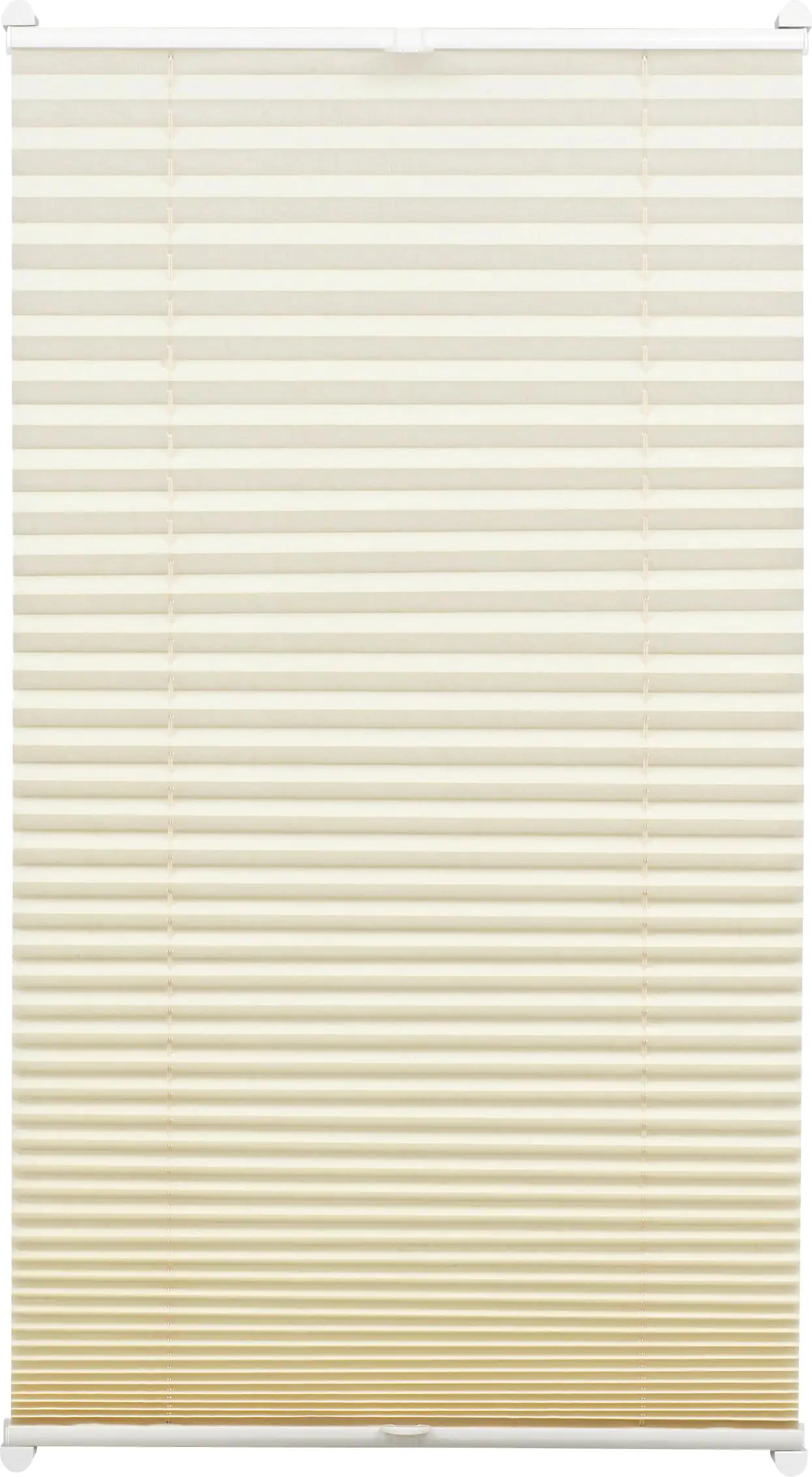 Gardinia EasyFix Plissee elfenbein 65 x 130 cm mit 2 Bedienschienen