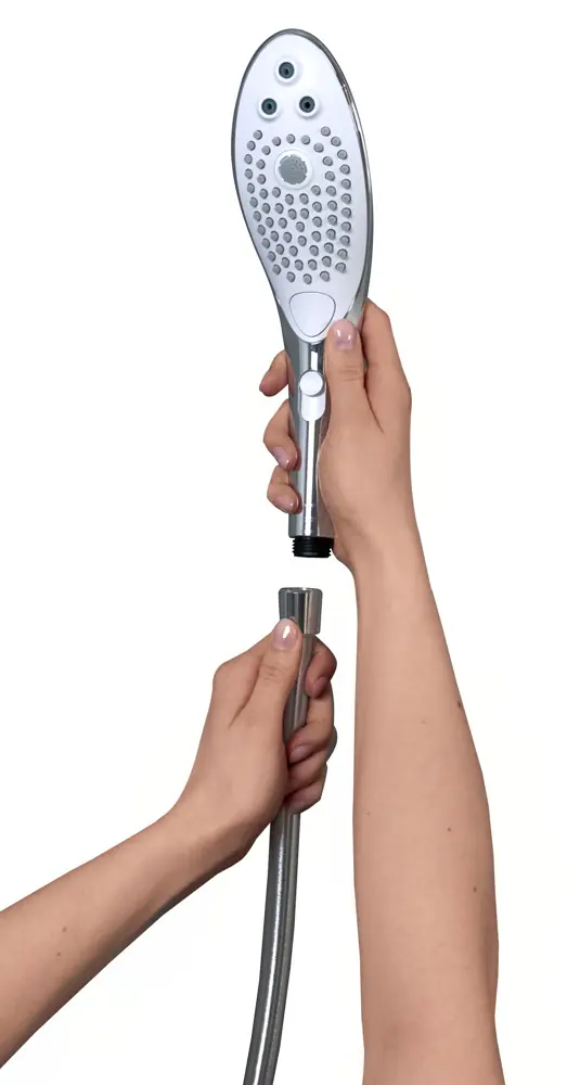 Handbrause Womanizer Wave chrome wassersparend Handbrause Womanizer Wave chrome wassersparend