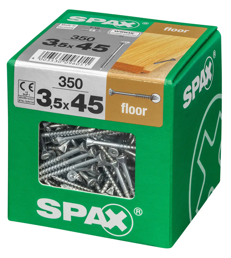 Spax Dielenschrauben 3.5 x 45 mm TX 10 - 350 Stk.