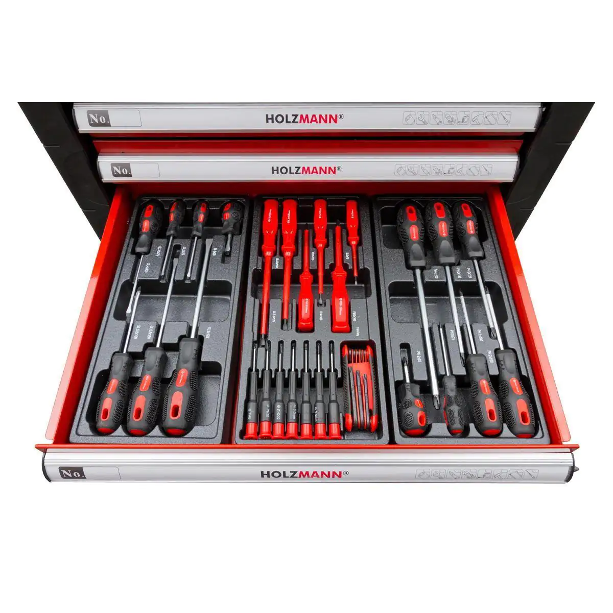 Holzmann Werkstattwagen WW790W bestückt