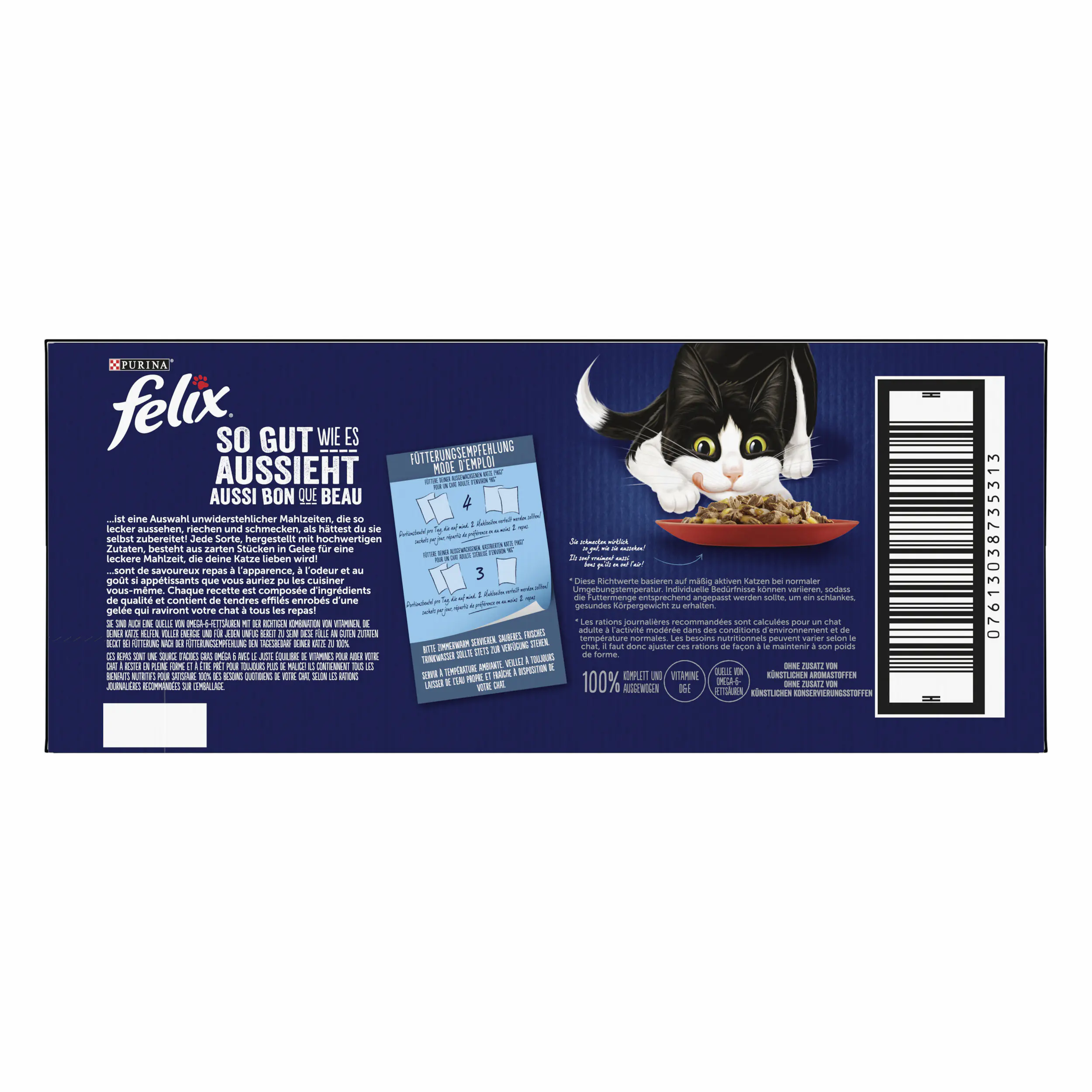 Felix Katzenfutter in Gelee vom Land Multipack 44x85g