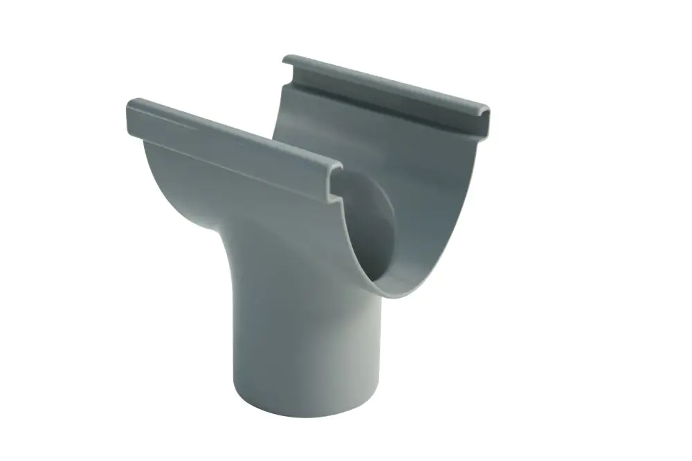 Marley Rinnenstutzen Duplex NW 80/53 mm, oval, grau