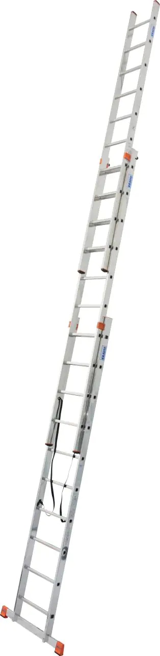 Krause Aluminium-Vielzweckleiter MONTO Tribilo mit Treppenfunktion 7,65 m